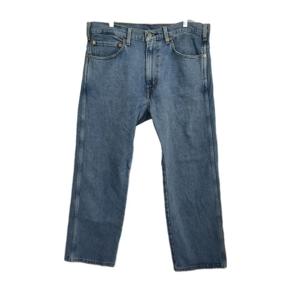 Levi's Straight Leg Jeans Men's Size 36x29 Medium Wash Blue‎